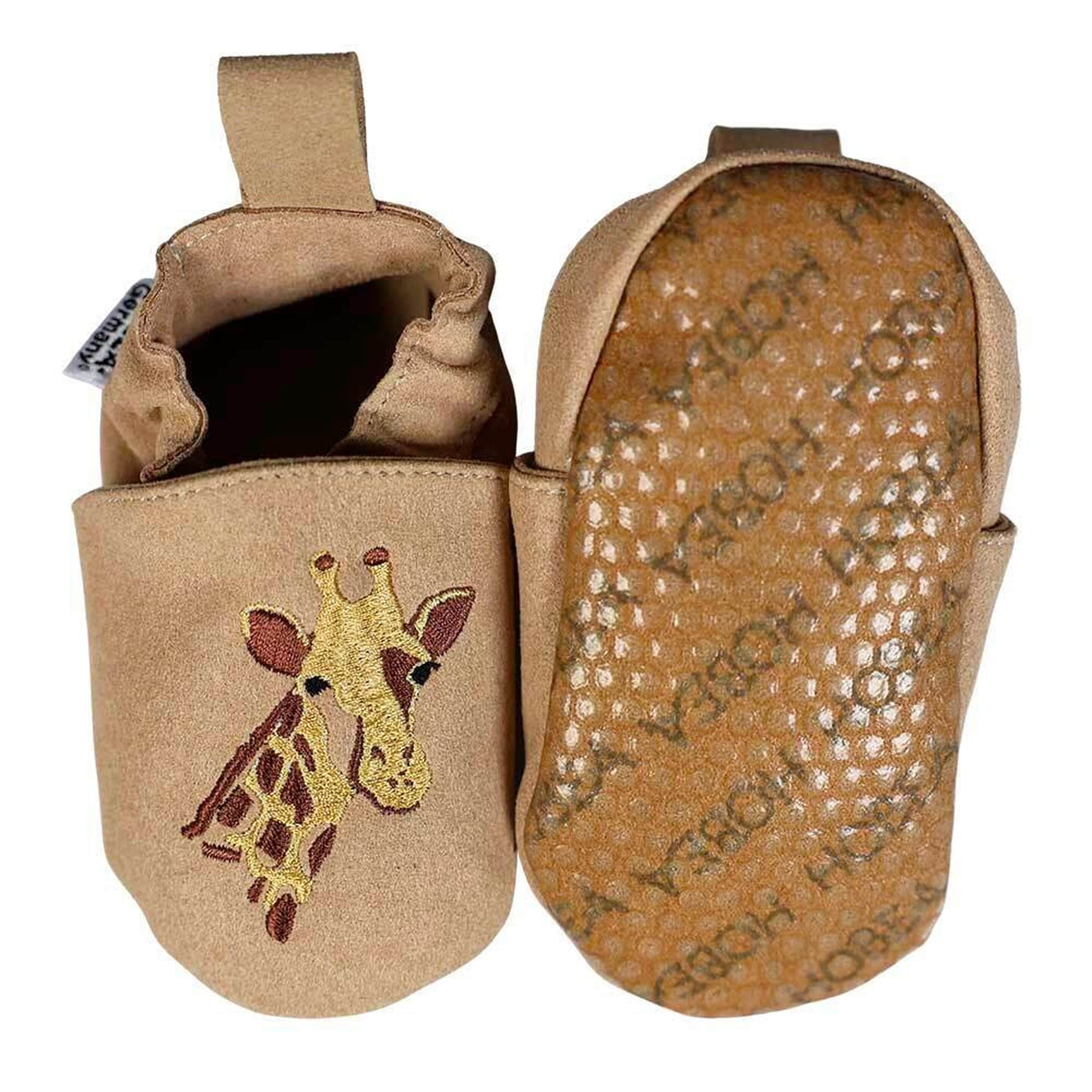 Hobea-Germany Kinderschuhe RecyStep Giraffe beige