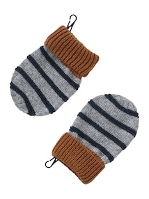Jungen Baby-Set: Mütze, Rundschal & Fäustlinge