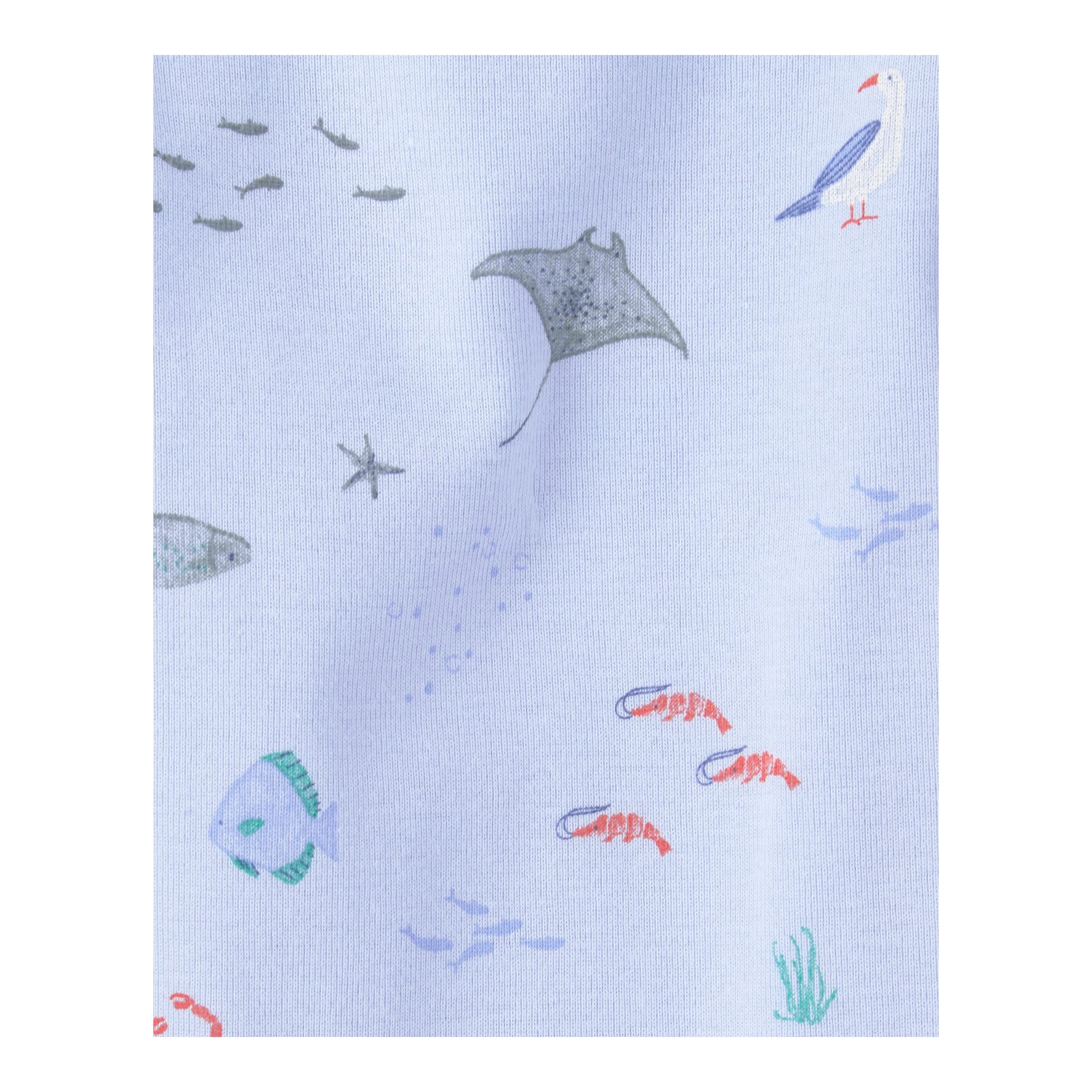 Thumbnail - Carter's 3-tlg. Ser Bodys kurzarm und Jogginghose Ozean Ringel