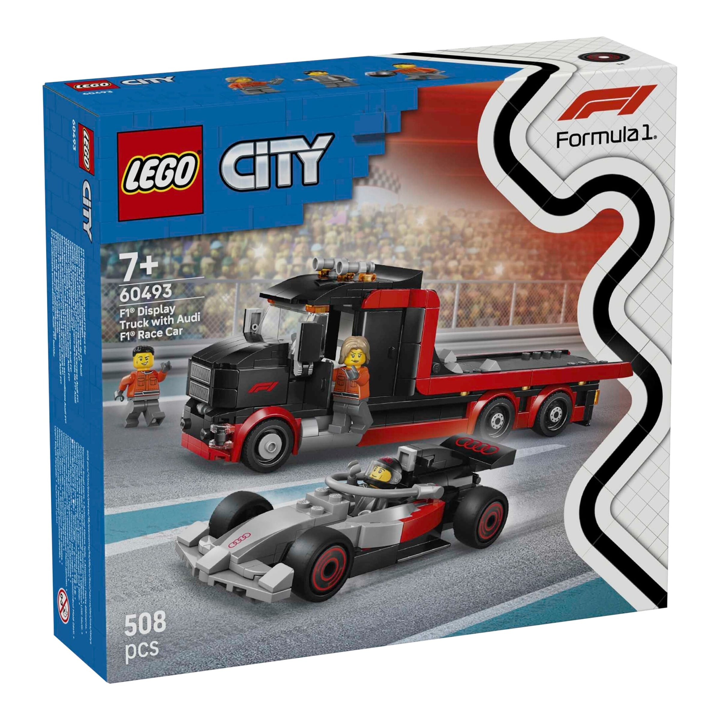 Lego® City 60493 F1® Truck mit Audi F1® Rennwagen