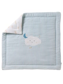 Spieldecke/Laufstalleinlage Baby IN DEN WOLKEN, Musselin