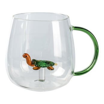 3D Glas-Tasse, 350 ml