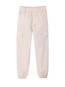 Leichte Cargohose Jungen, Dehnbund mit verstellbarer Bundweite