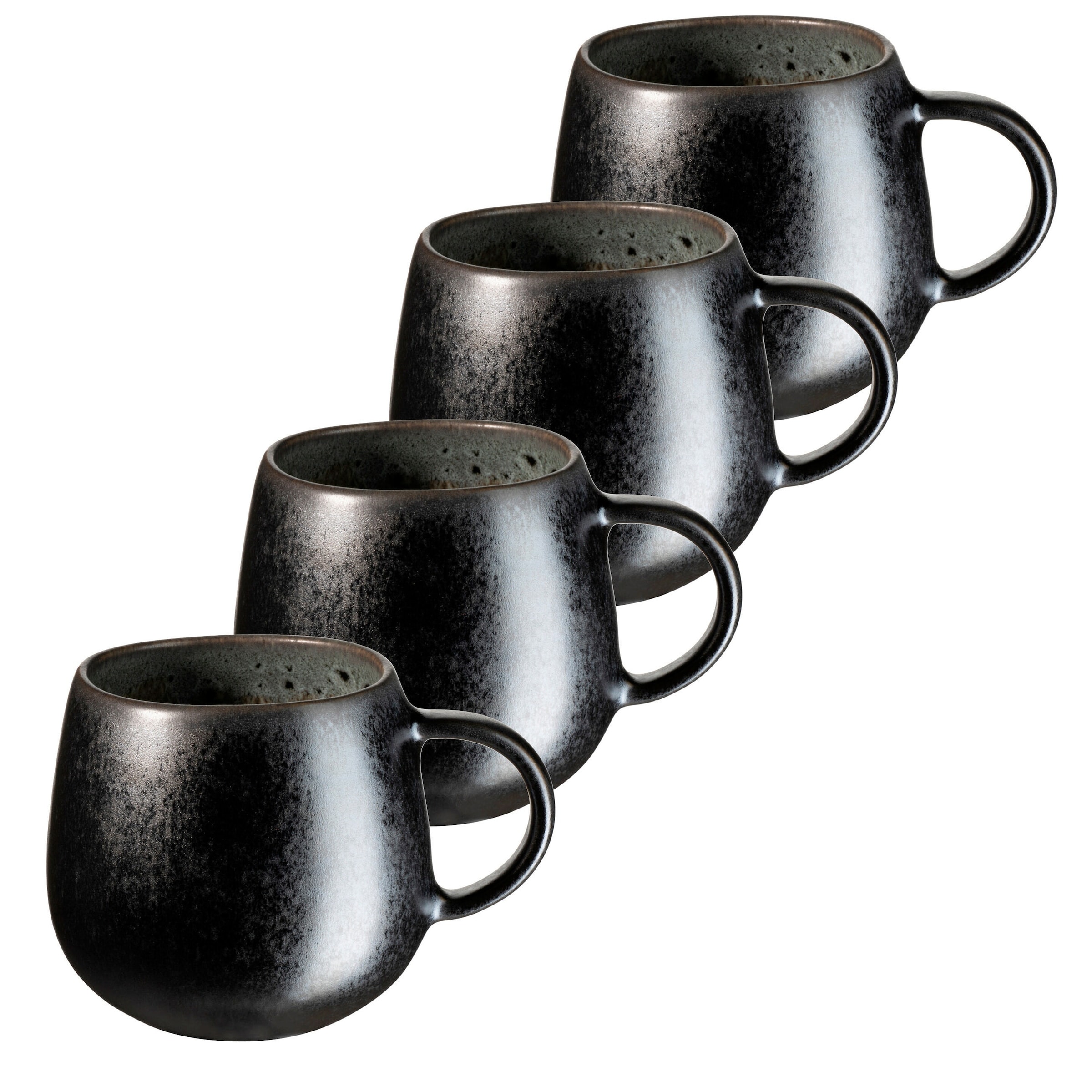 Kaffeebecher-Set, Steinzeug Carellia