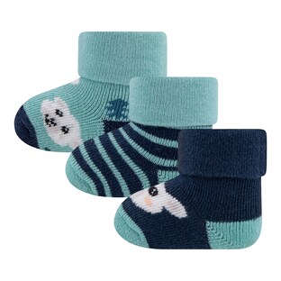 Lot de 3 paires de chaussettes bébé ourson