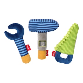 Les hochets « outils » en tissu