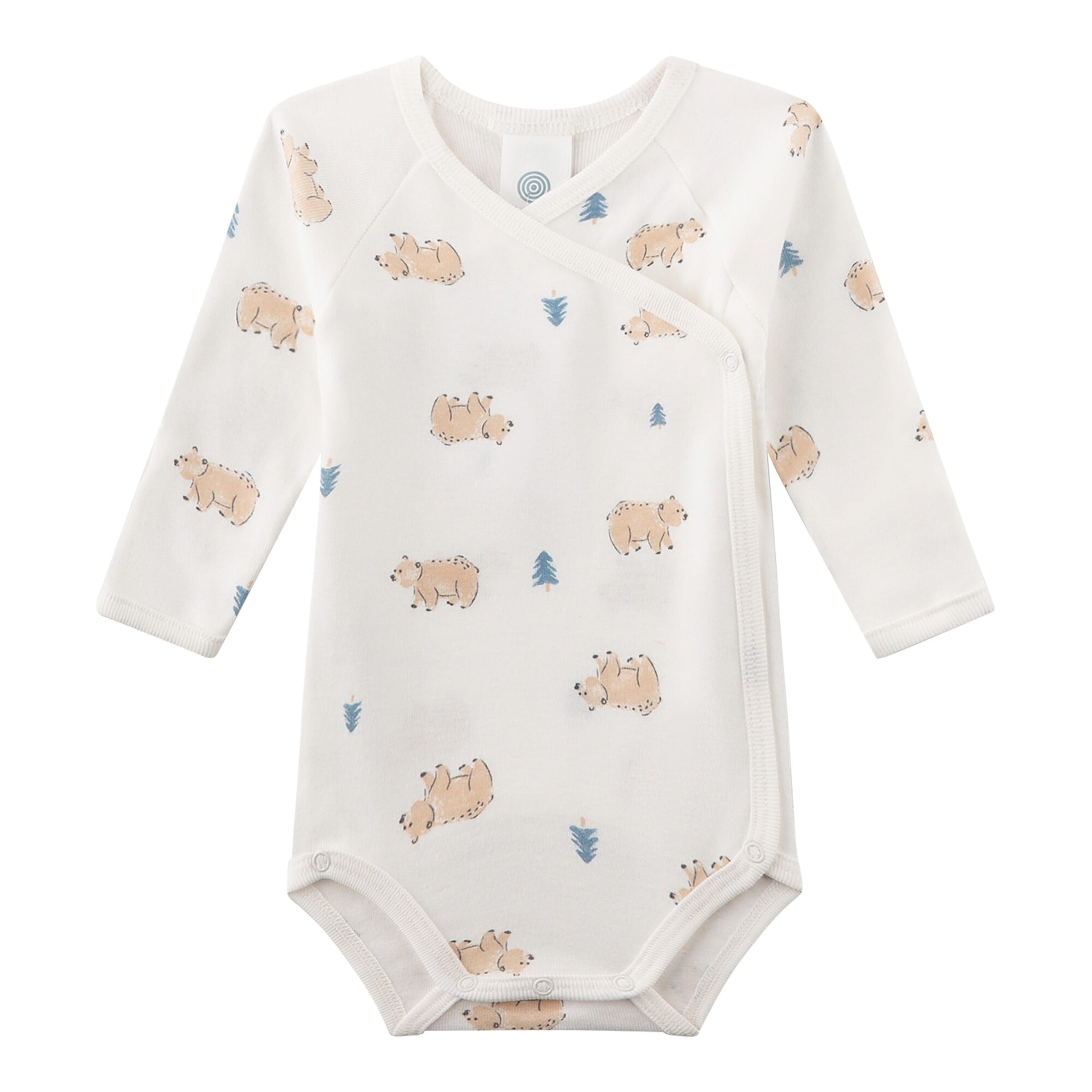 Sanetta Wickelbody langarm Bären