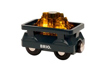 Goldwaggon mit Licht