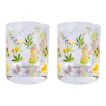 Gläser-Set "Sommerblüten", 2 Stück je 330 ml