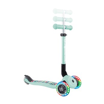 Scooter Junior mit Leuchtrollen