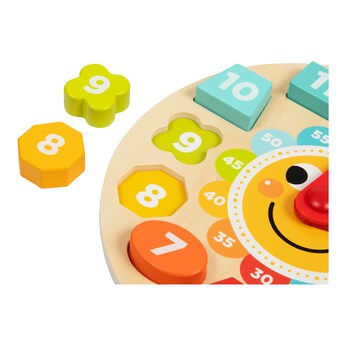 Lernuhr Holzpuzzle
