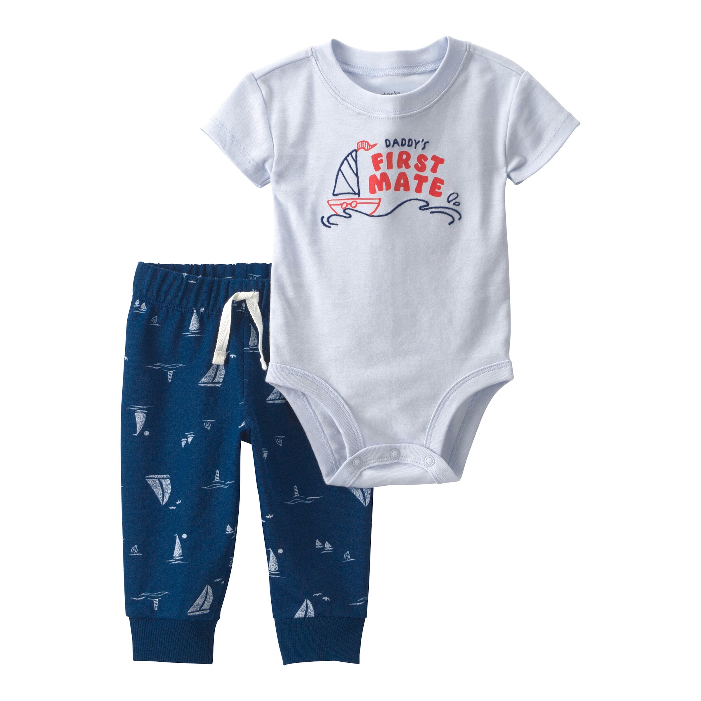 Carter's 2-tlg. Set Body kurzarm und Jogginghose Segelboot