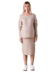 Umstands-Set: Pullover & Strickrock