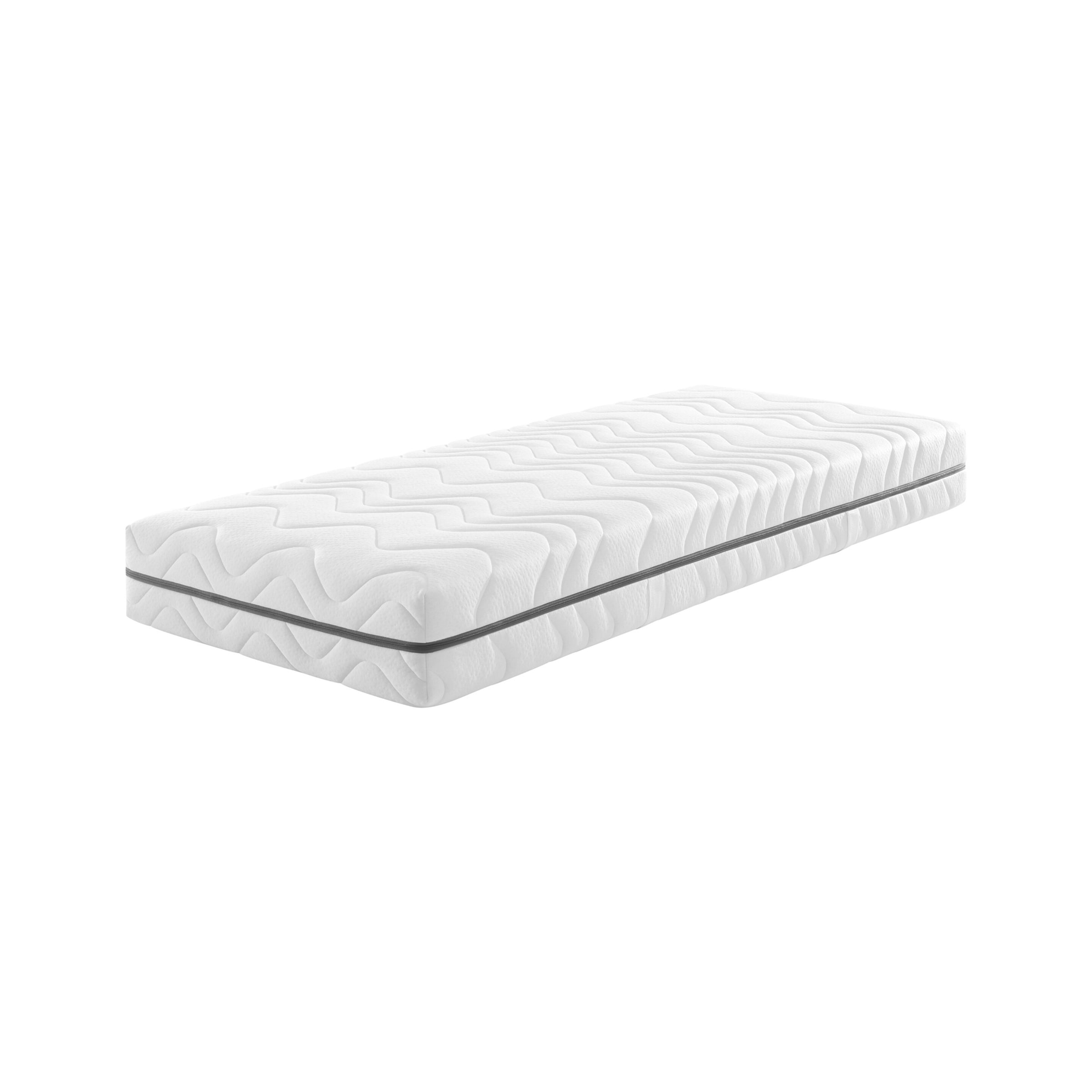 Zonen-Tonnentaschenfederkern-Matratze Megax Premium Top T weiss