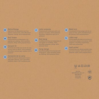 Bettschlange roba Style grau 