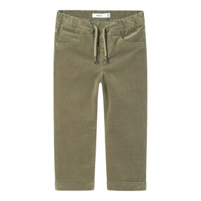 Pantalon en velours côtelé doublé