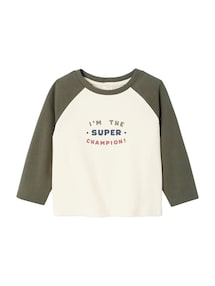 Baby Shirt mit Print aus Bio-Baumwolle