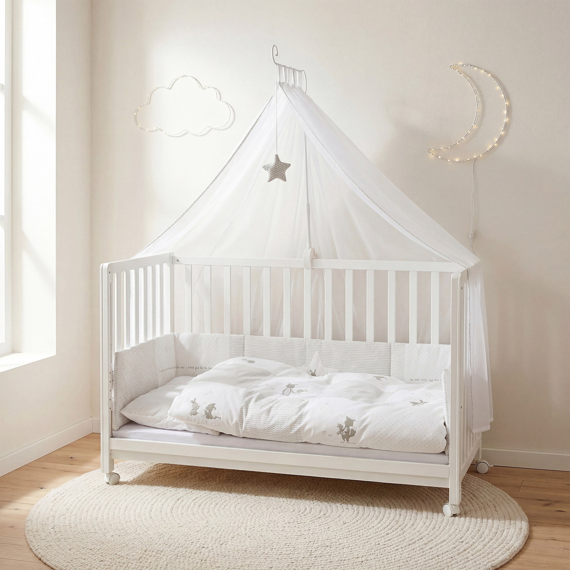 Babybett Fox & Bunny 60x120 cm