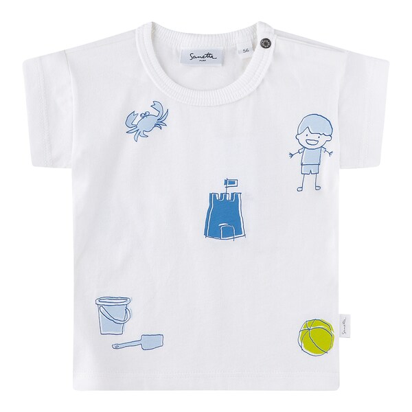 Sanetta T-Shirt, Rosa-Pink Flame, 9 Mesi Bimba