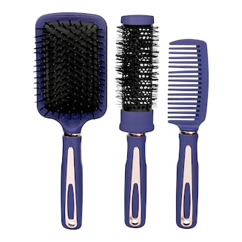 Haarbürsten-Set, 3-teilig
