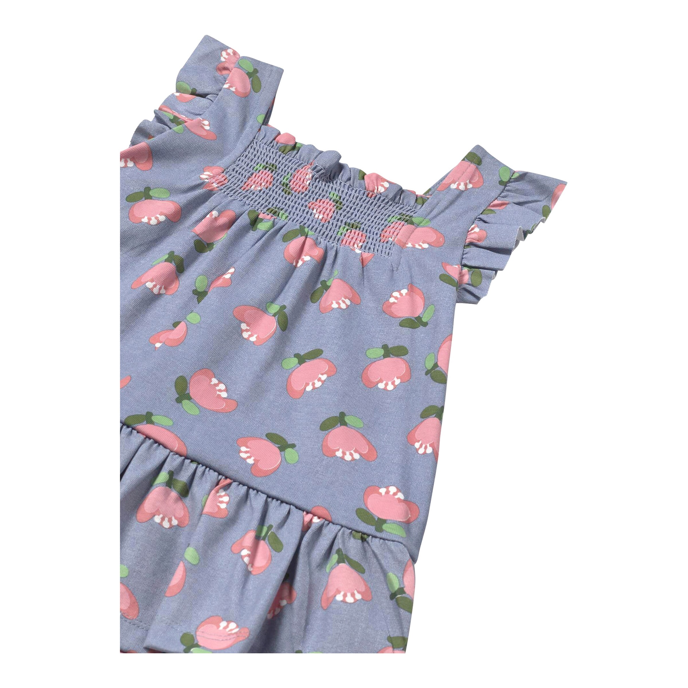 Kleid Flügelarm Blumen