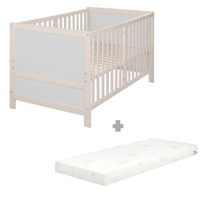 Kombi-Kinderbett 70 x 140 cm mit Matratze  Easy Sleep