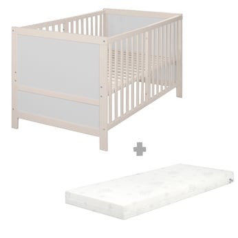 Kombi-Kinderbett 70 x 140 cm mit Matratze Easy Sleep