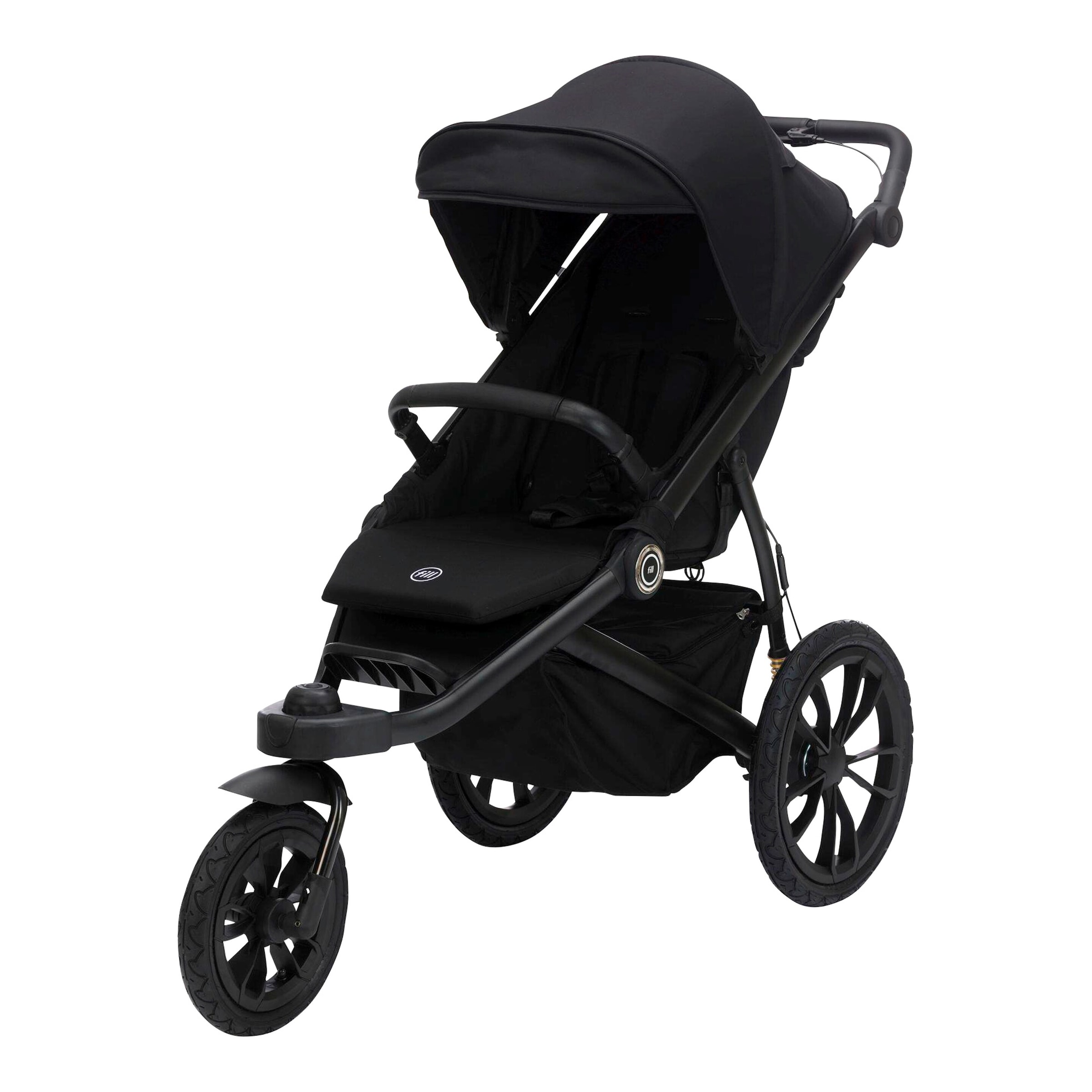 Fillikid Kinderwagen Sportwagen Kinderwagen Jogger Run schwarz