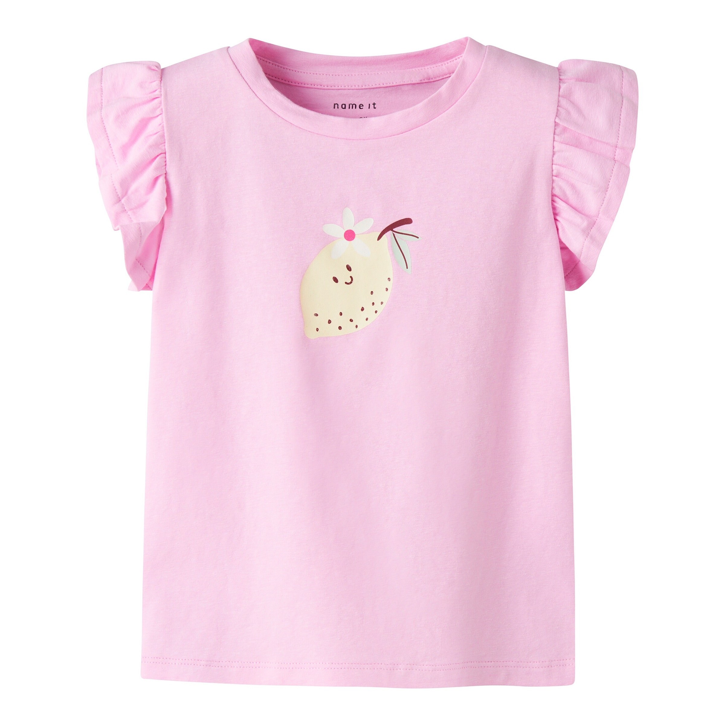 Name It T-Shirt mit Flügelarm Zitrone