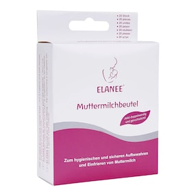 Lot de 20 pochettes pour lait maternel