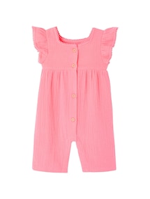 Overall Baby Mädchen Musselin Volantärmel