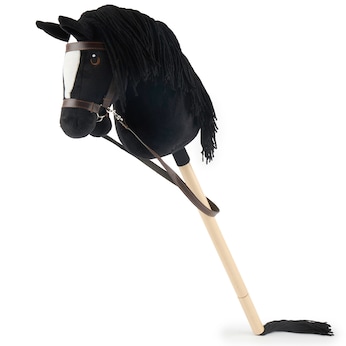 Hobby Horse Steckenpferd Rappe Größe S mit Trense