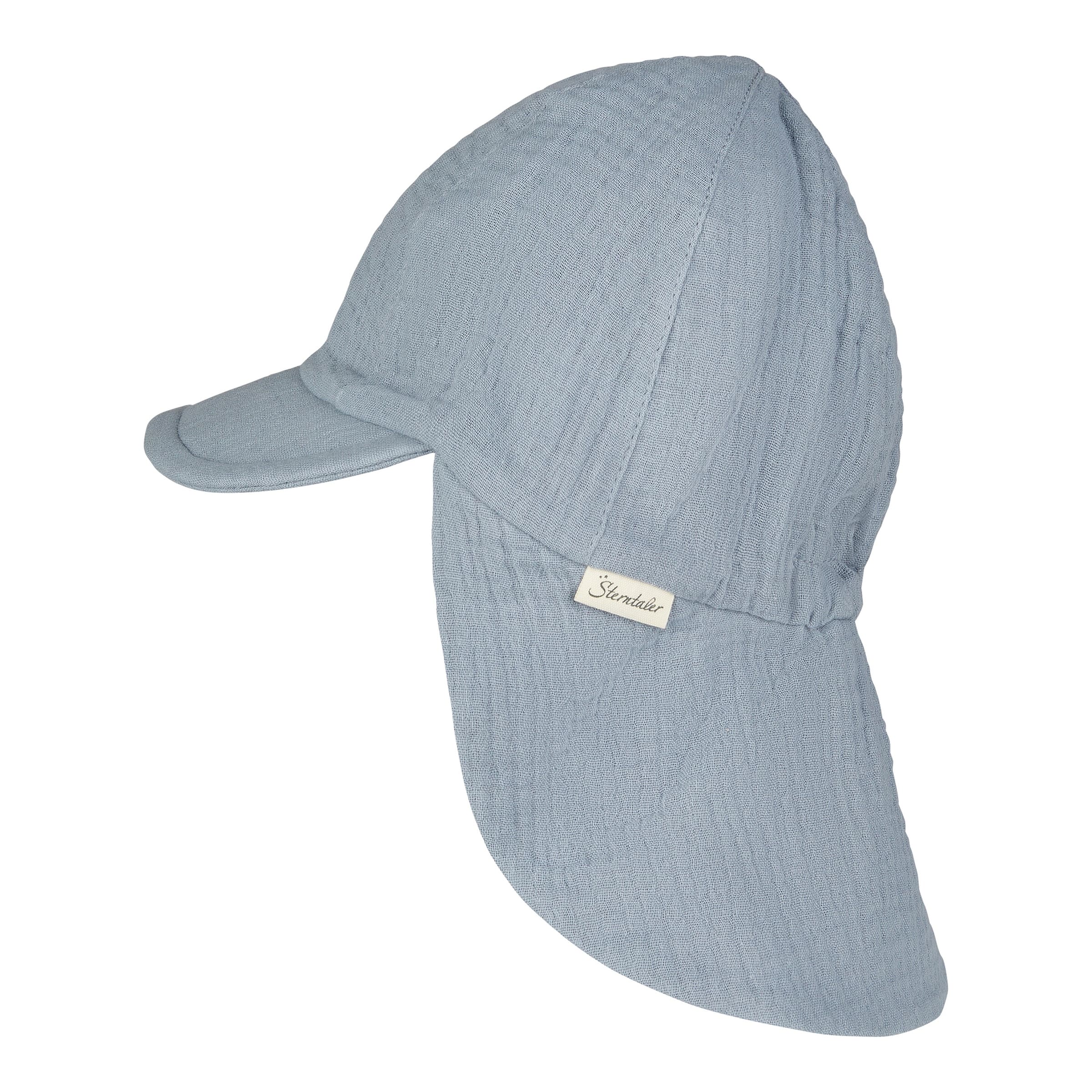 Sterntaler Musselin-Schirmmütze mit Nacken- und UV-Schutz