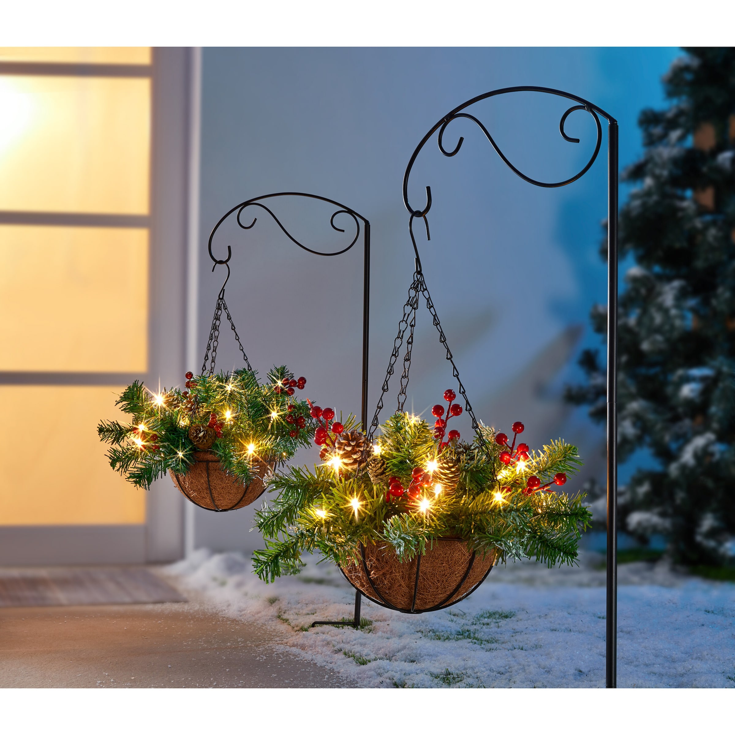 LED-Blumenarrangement "Winterzauber"