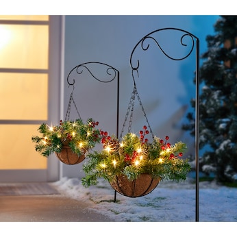 LED-Blumenarrangement "Winterzauber"