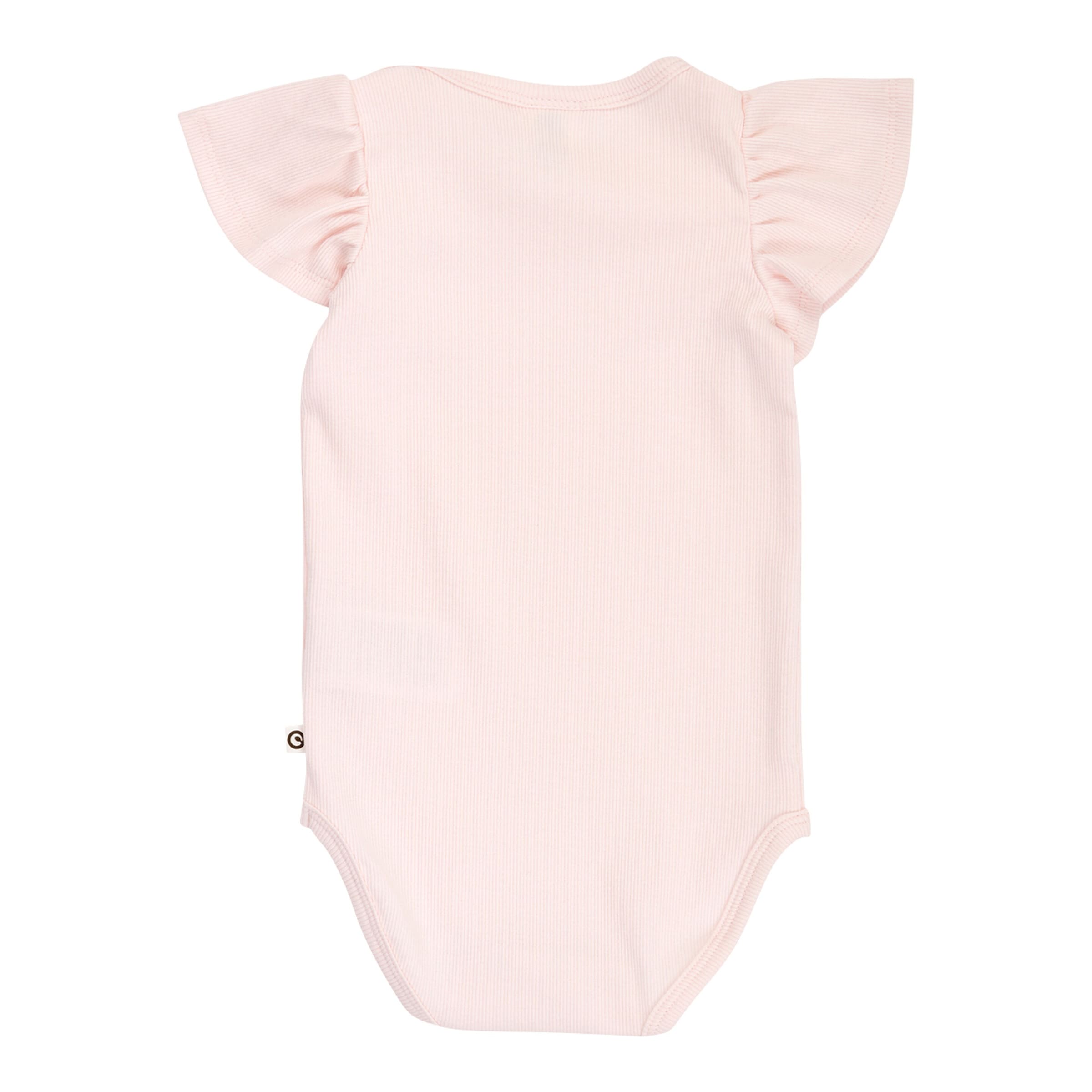 Müsli Body mit Flügelarm Rippqualität