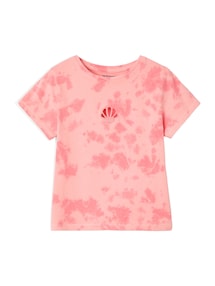 Mädchen T-Shirt mit Batikmuster