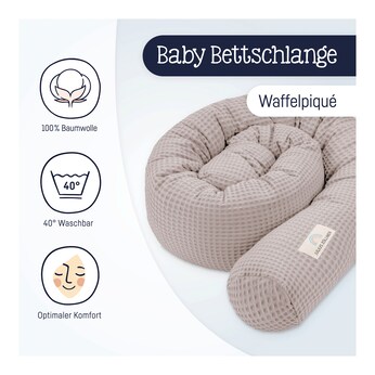 Bettschlange Waffelpiqué 180 cm