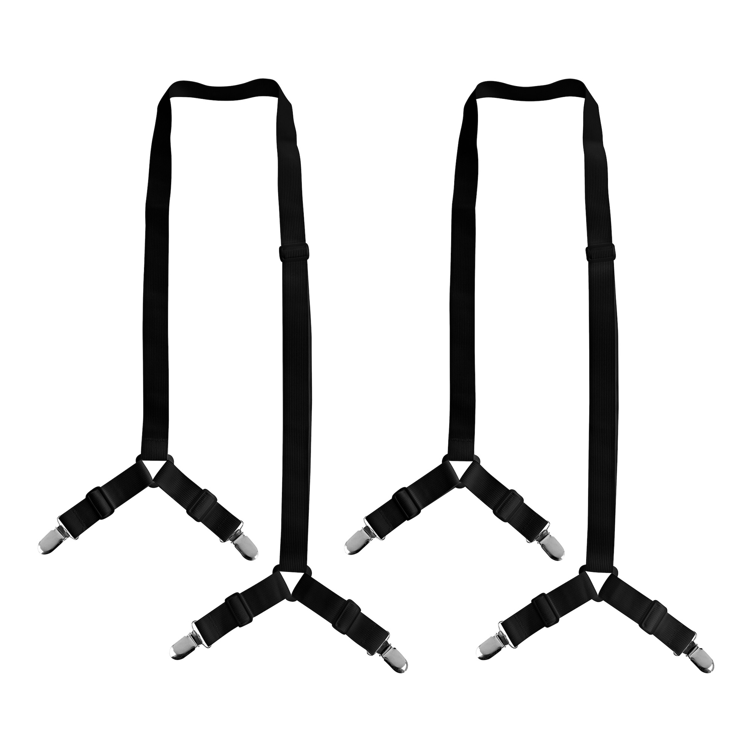 Betttuch-Bespanner "Universal", 2 Stück schwarz