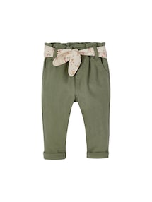 Baby Paperbag-Hose mit Gürtel