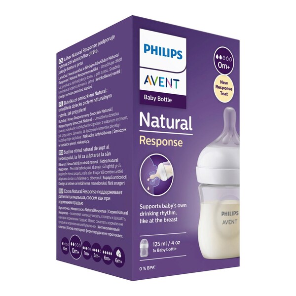 Philips Avent Biberon à Réponse Naturelle de 125 ml pour nouveau