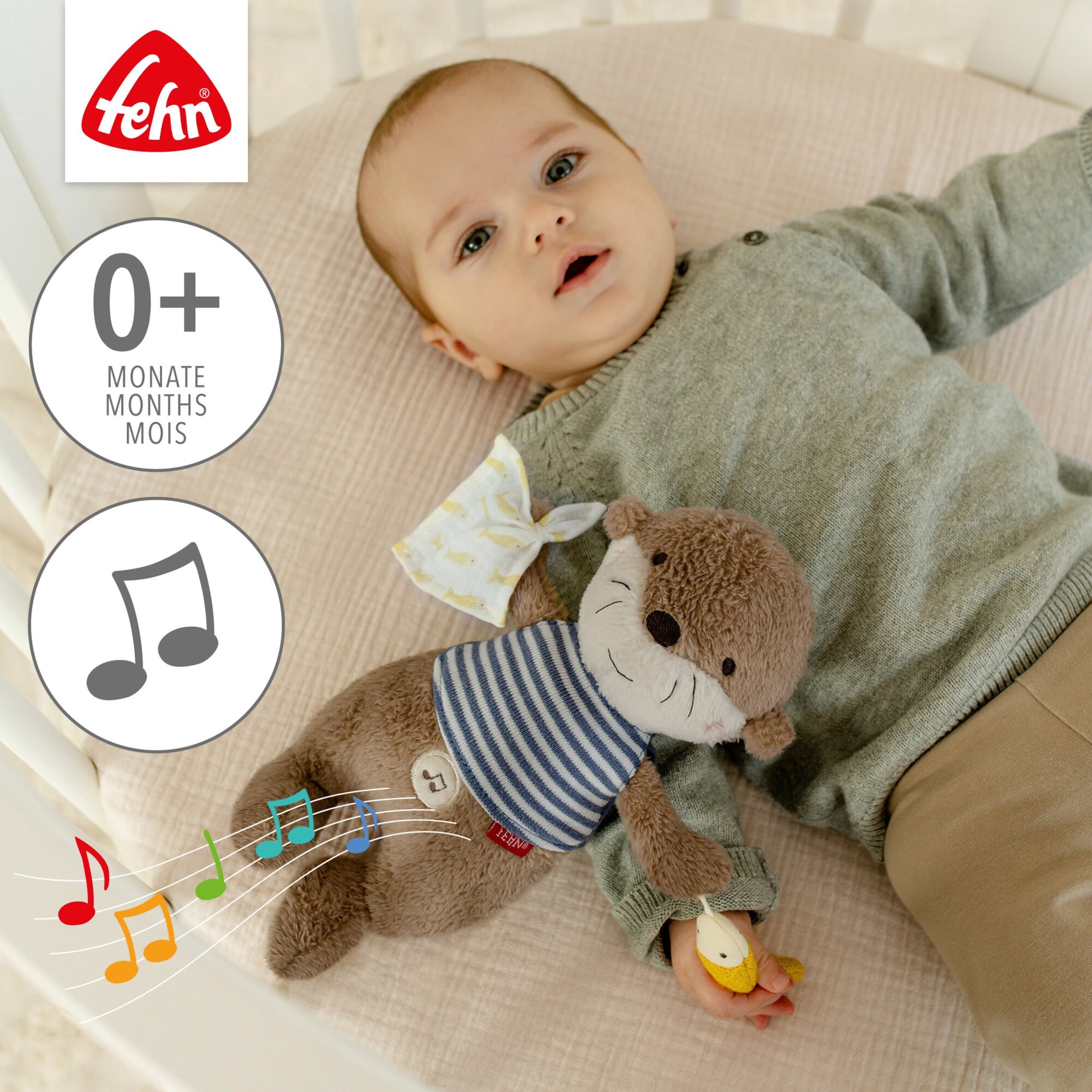 Einschlafhilfe Otter Theo 27cm