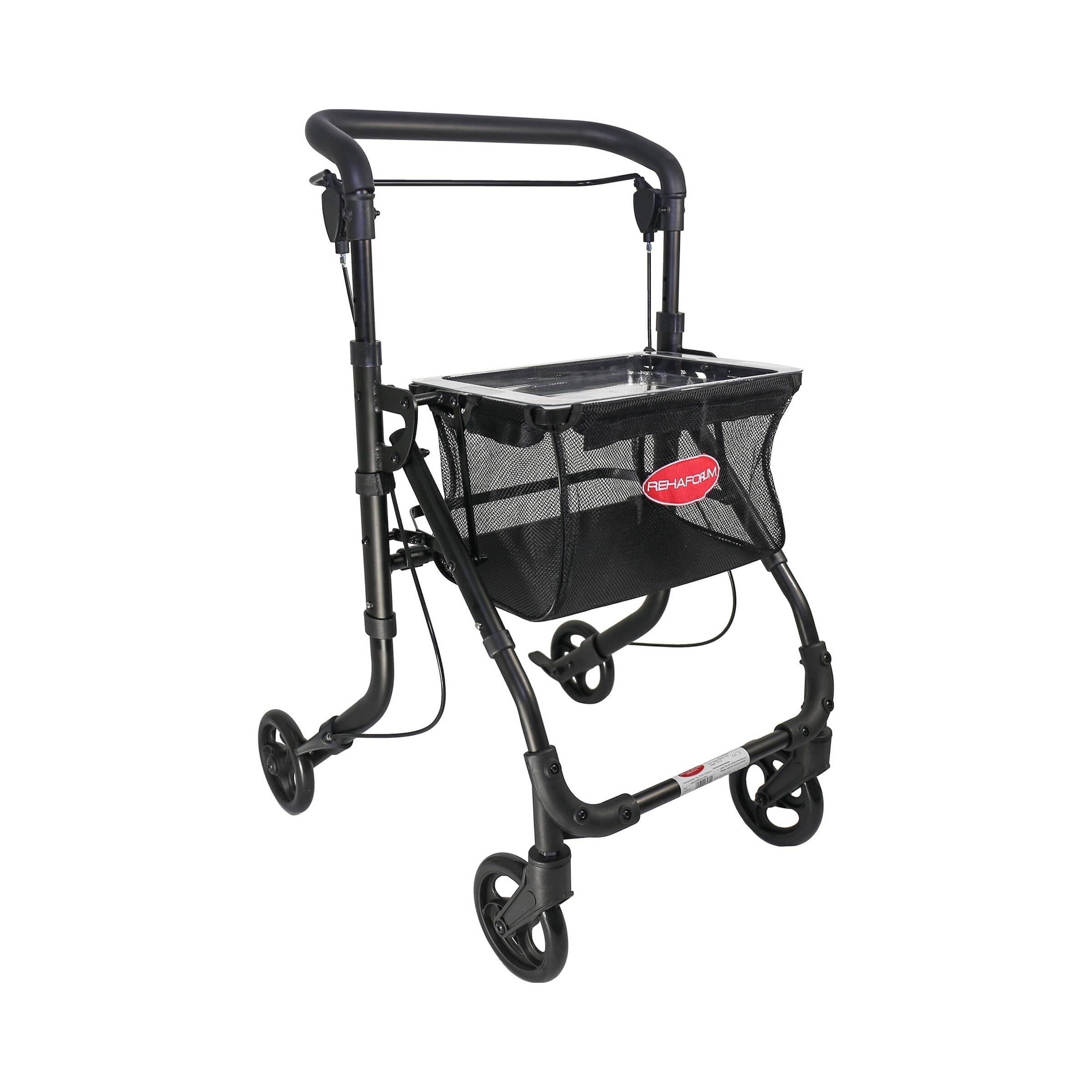 Indoor Rollator, klappbar schwarz