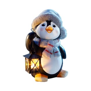 Pinguïn "Fridolin" met lantaarn
