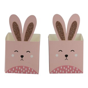 Lot de 2 boîtes lapins