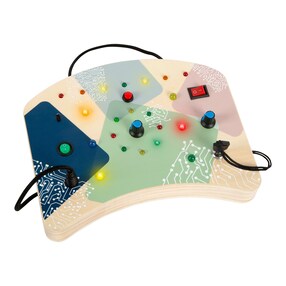 Tablette de motricité à LED et interrupteurs