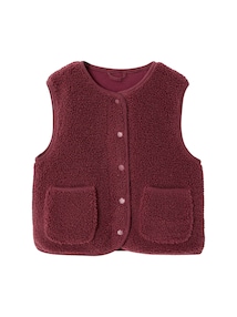 Mädchen Weste aus Teddyfleece