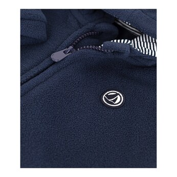 Fleecejacke mit Kapuze