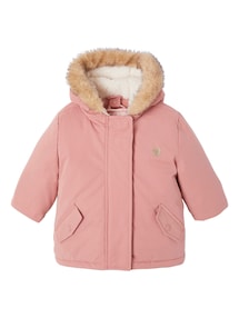 Parka mit Kapuze 3-in-1 Baby, mit abnehmbarer Steppjacke