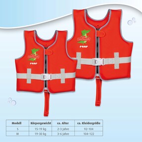 reer myswimbuddy Ceinture de Natation | Aide à la Natation pour Enfants et Tout-Petits | Réglable Individuellement | Apprentissage de la Natation en Toute sécurité | 15 à 30 kg
